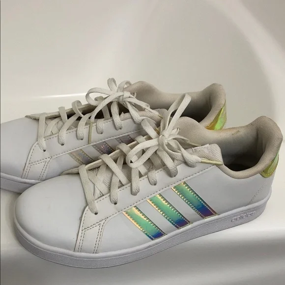 adidas Sneakers in White with Iridescent - Picture 7 of 16